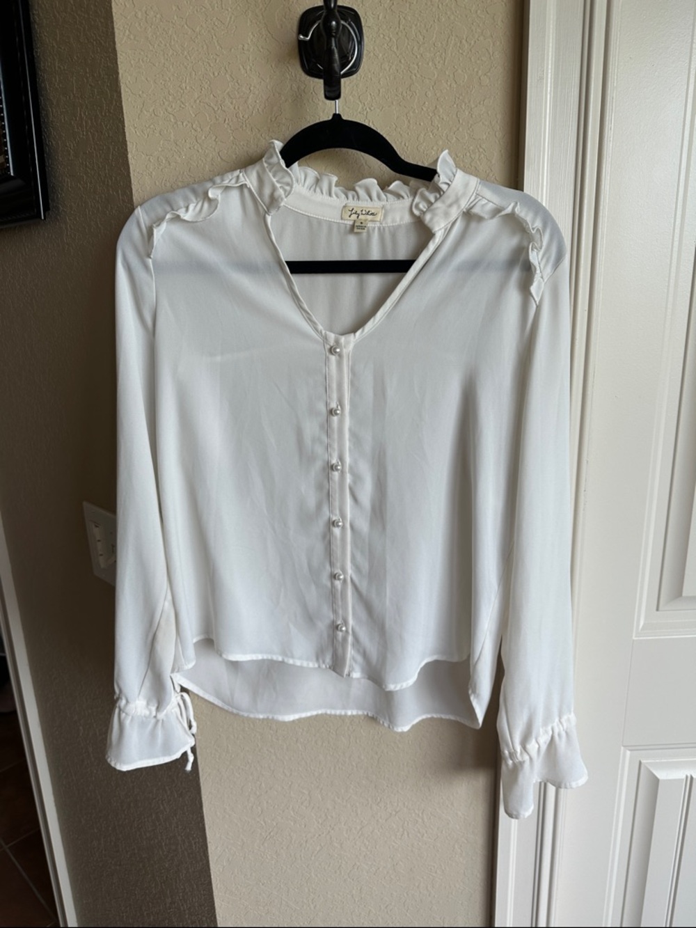 Lily White Pearl Blouse
